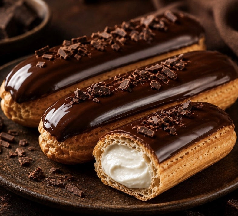 Homemade Chocolate Éclairs